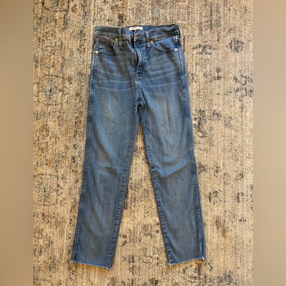Madewell Women’s Stovepipe Jeans Light Wash Size 27 - Picture 2 of 5